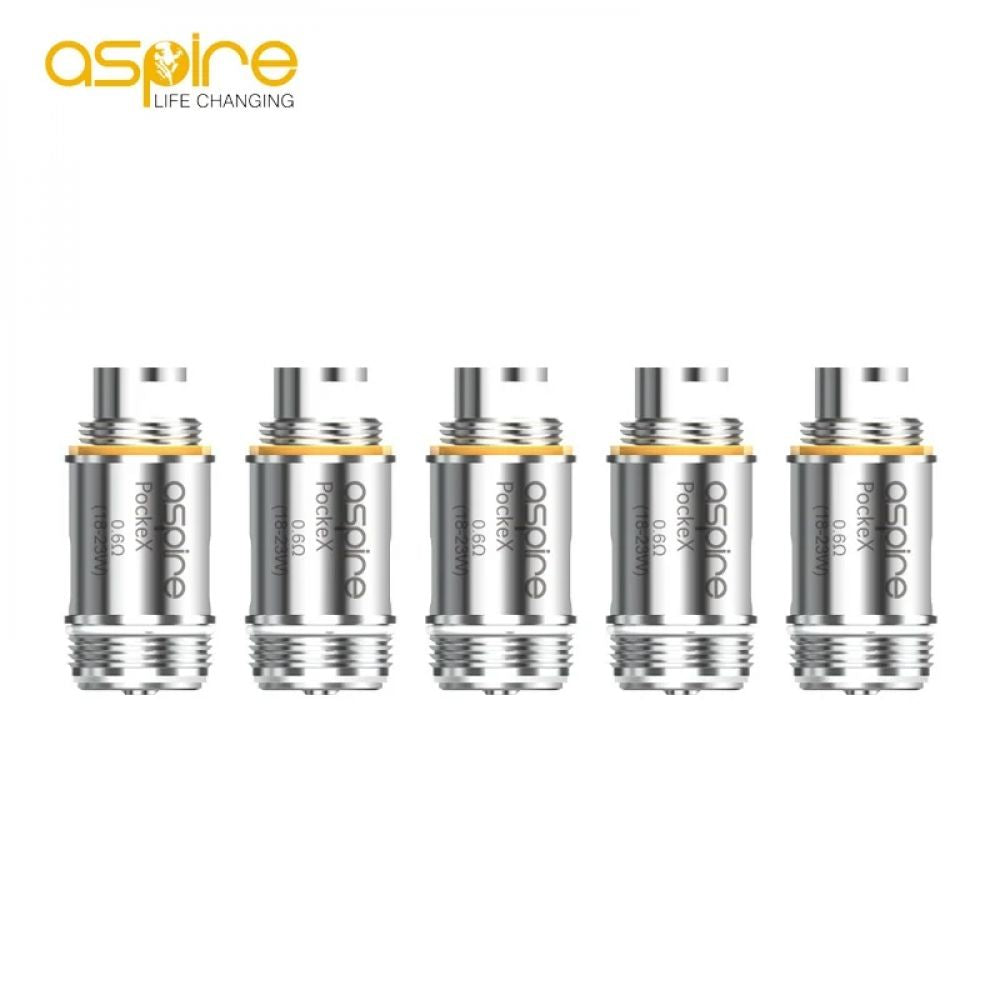 RESISTANCE - POCKEX- ASPIRE (X5) - 0,6 OHM