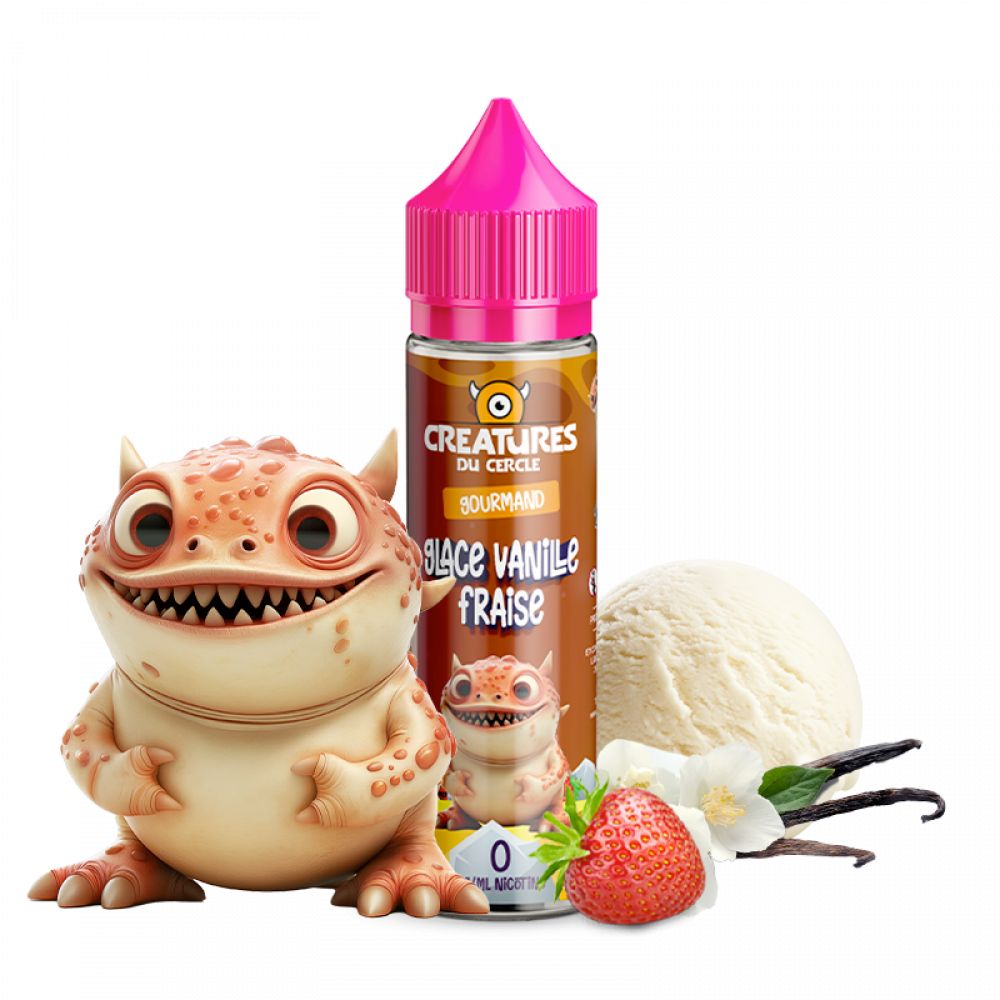 CREATURE DU CERCLE - GLACE VANILLE FRAISE - 50ML
