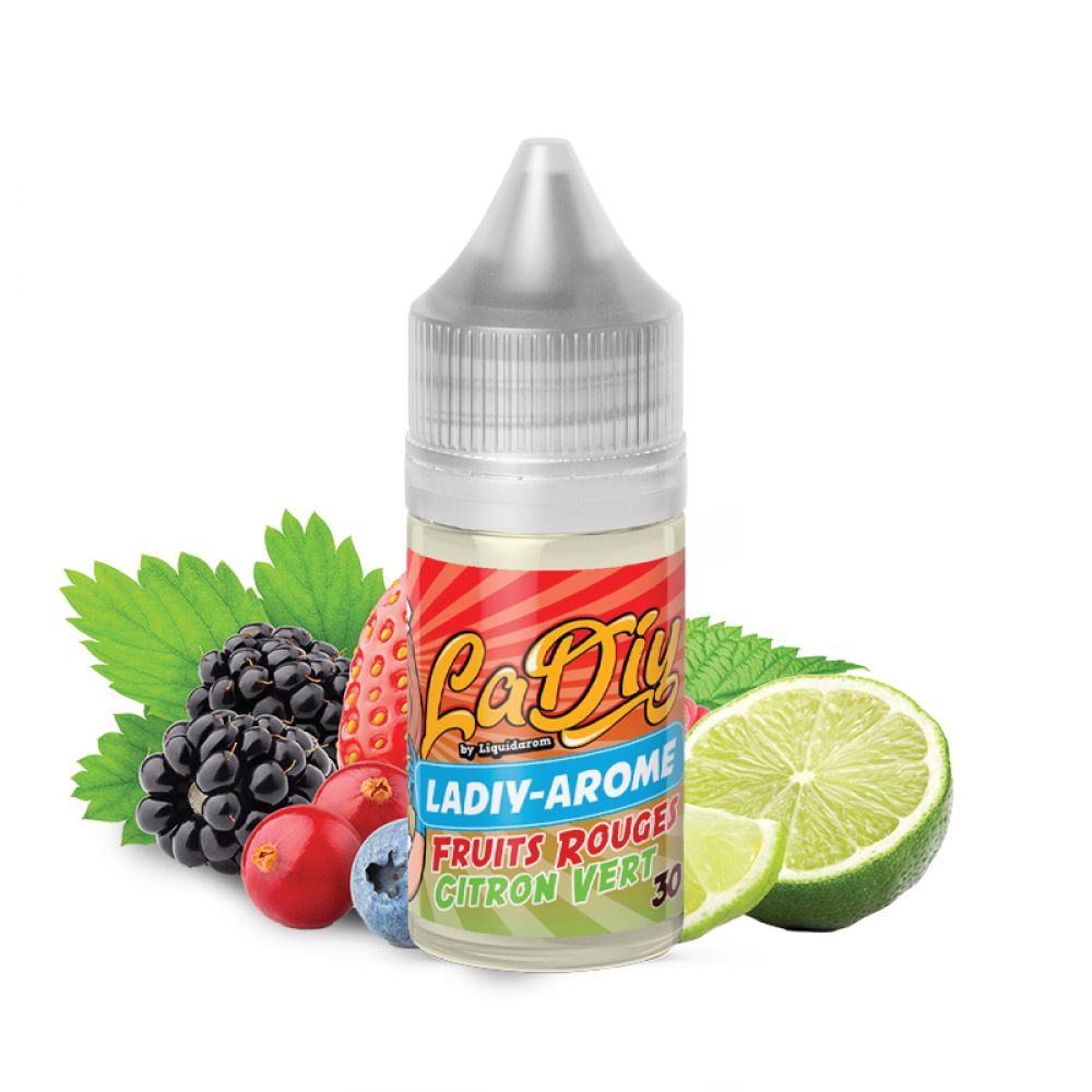 LADIY - AROME FRUITS ROUGES CITRON VERT - 30ML