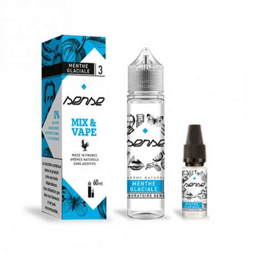 SENSE - MIX AND VAPE - MENTHE GLACIALE - 60ML