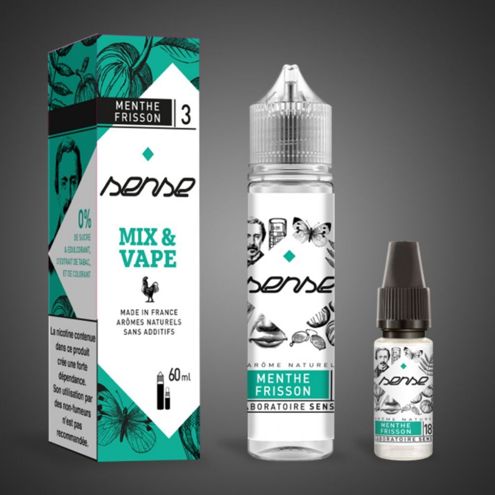 SENSE - MIX AND VAPE - MENTHE FRISSON - 60ML
