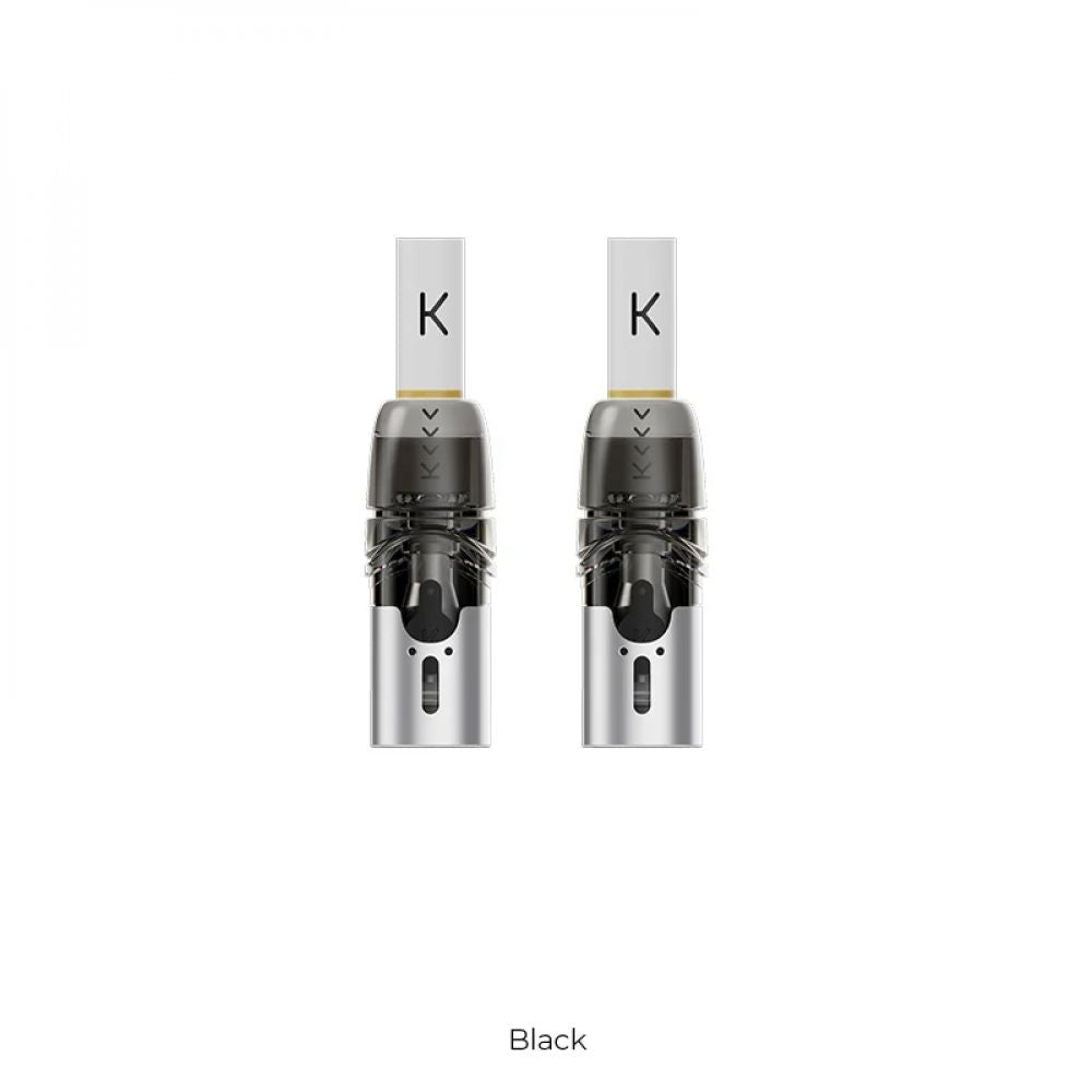 CARTOUCHE - V2 Kiwi Vapor- BLACK (X2)- 0,8 OHM