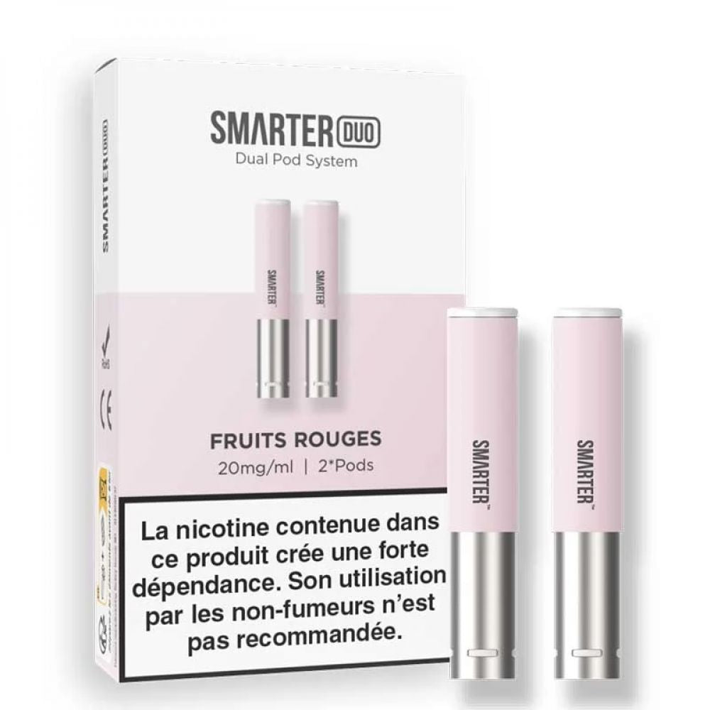 Cartouches Pré-remplies Smarter (X2) - fruits rouges 10mg sel