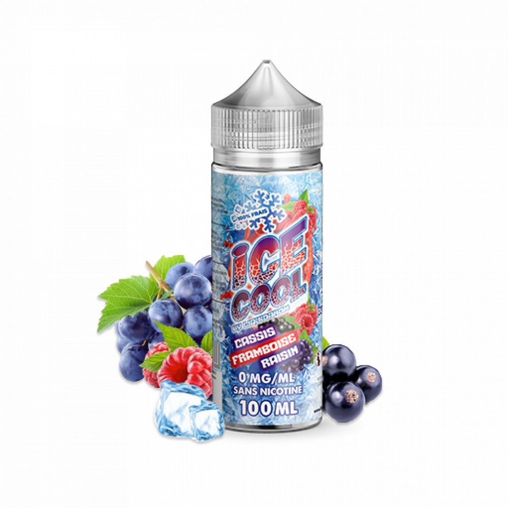 ICE COOL - CASSIS FRAMBOISE RAISIN - 100ML