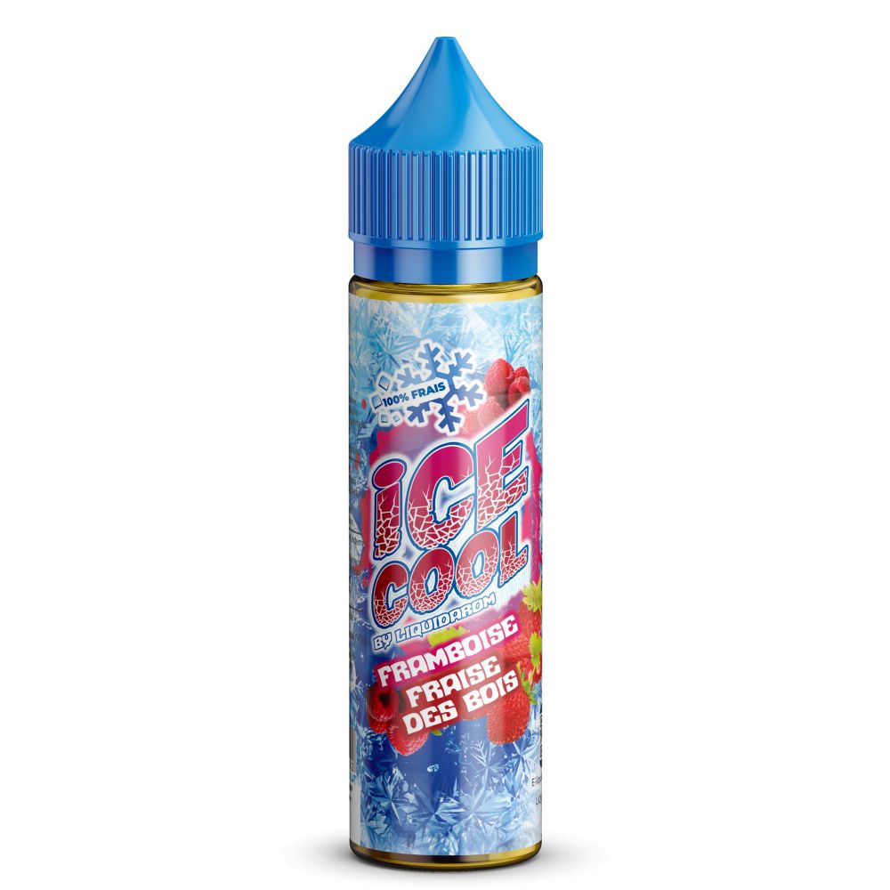 ICE COOL - Framboise Fraise des bois- 50ML