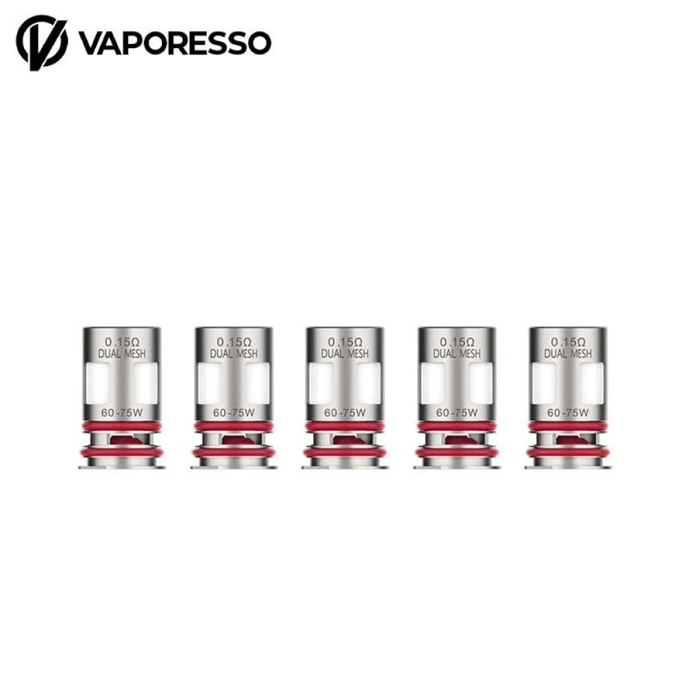 RESISTANCE - GTX - VAPORESSO (X5) - 0,15 OHM - DUAL MESH
