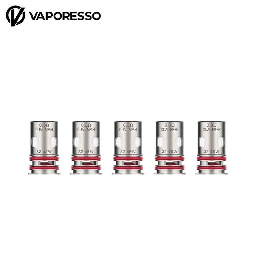 RESISTANCE - GTX - VAPORESSO (X5) - 0,3 OHM - DUAL MESH