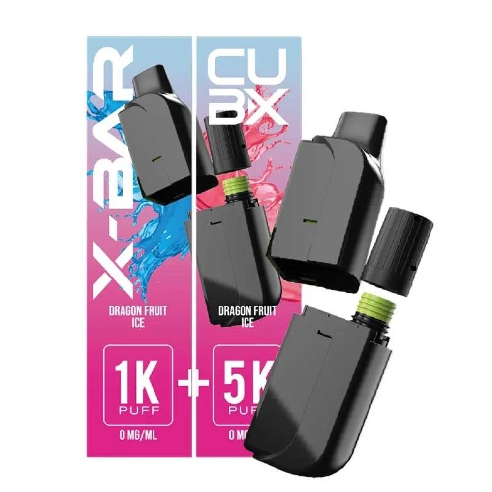 Cartouche pré-remplie CUBX Go X-Bar- Dragon Fruit Ice - 10mg