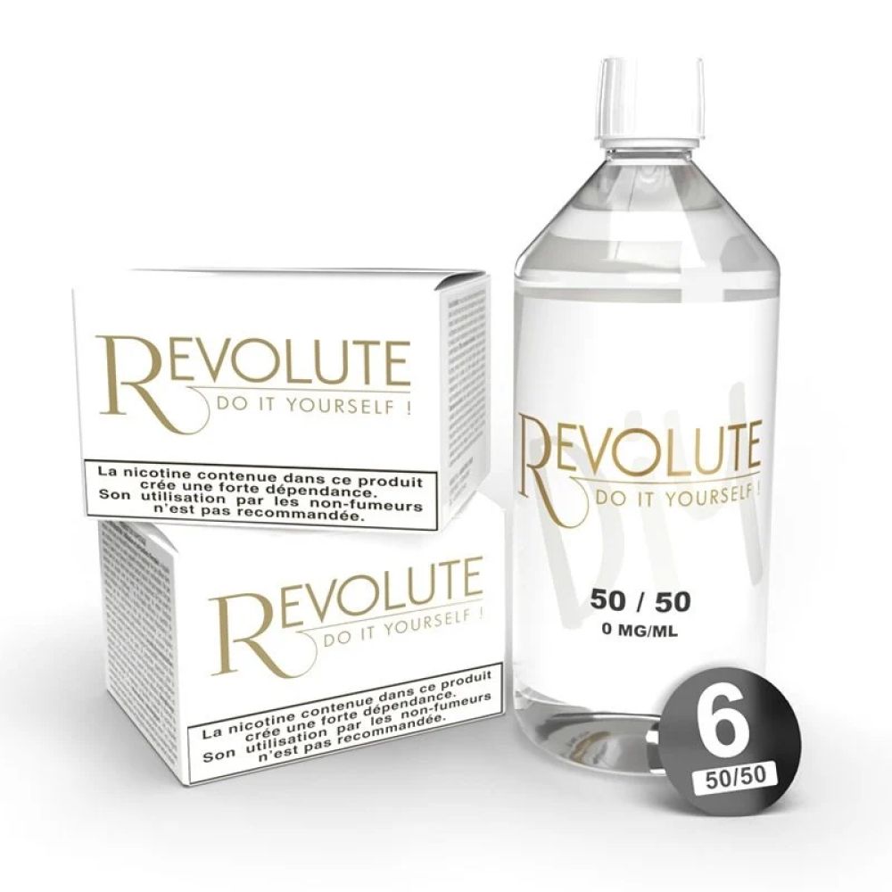 Pack 1L Base 50/50 Revolute - 6mg