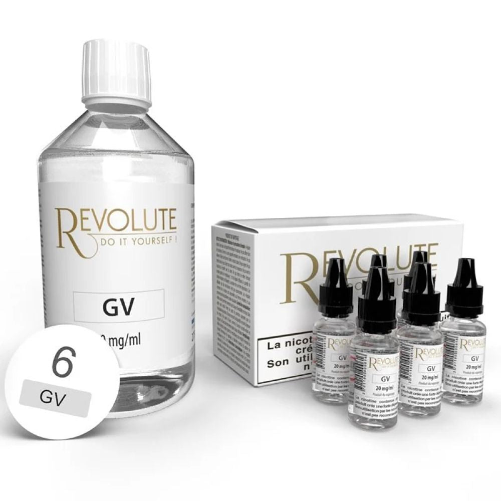 Pack 200 ml Base 100VG Revolute - 6mg