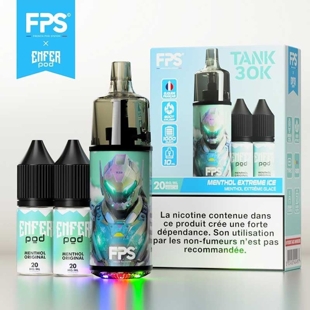 PUFF - Tank 30K FPS - Menthol Extreme Ice - 20mg