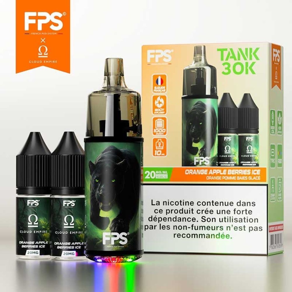 PUFF - Tank 30K FPS - Orange Apple Berries Ice - 20mg