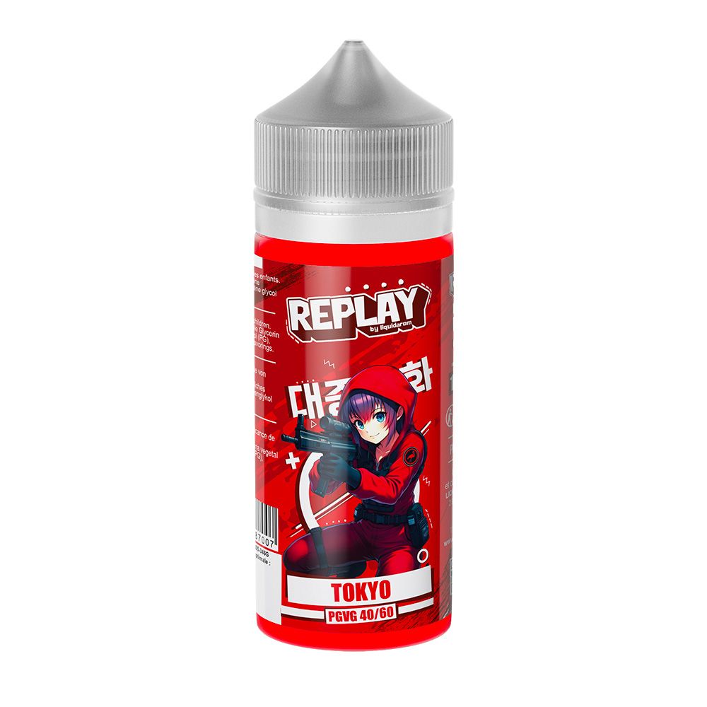 Replay - Tokyo - Fruits rouges arbouse - 100ML - 0mg