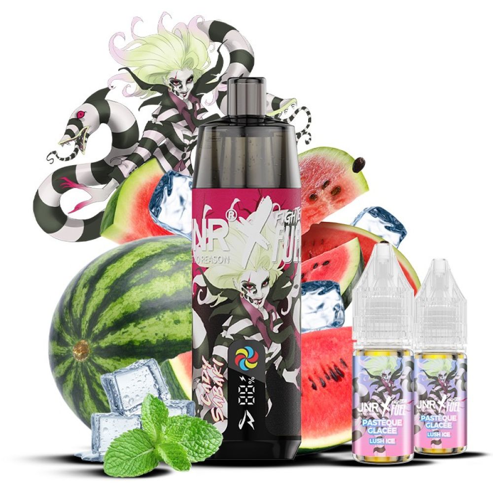 PUFF JNR SHISHA PLUS 20mg - FIGHTER FUEL - LADY SABAKI