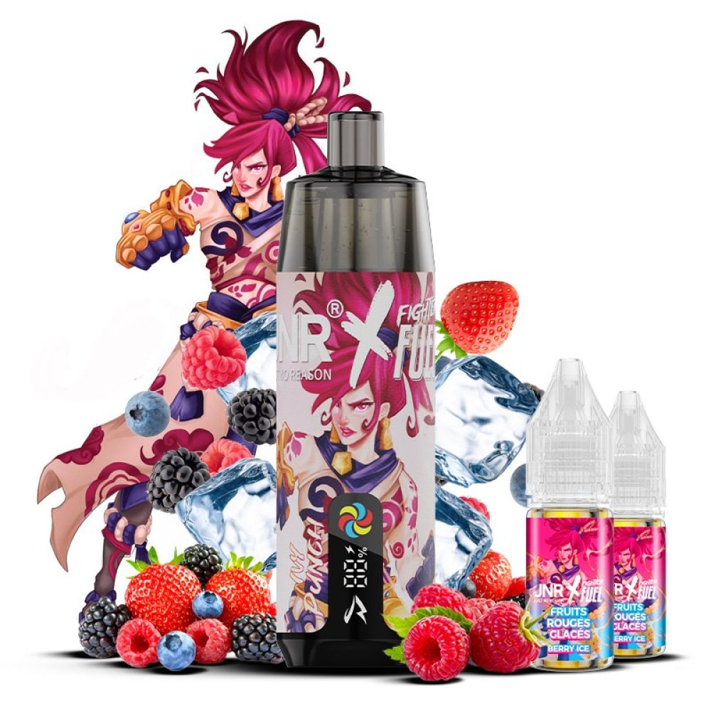 PUFF JNR SHISHA PLUS 20mg - FIGHTER FUEL - IVY PUNCH
