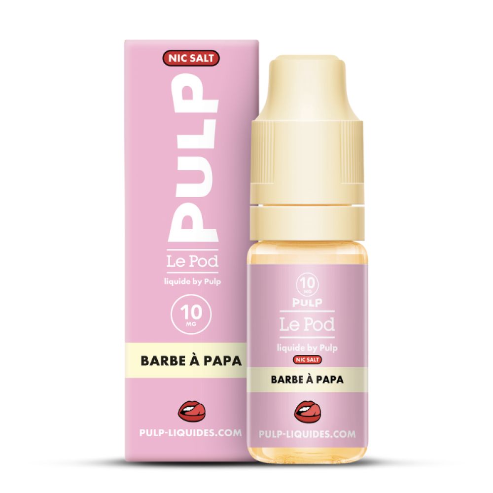 Barbe A Papa Nic Salt Le Pod Liquide Pulp 10ml - 10mg