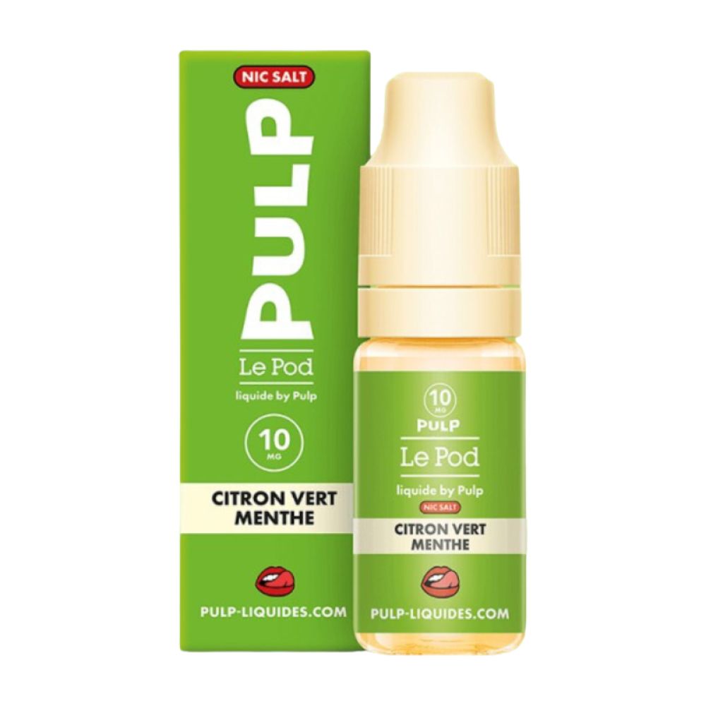 Citron Vert Menthe Nic Salt Le Pod Liquide Pulp 10ml - 20mg