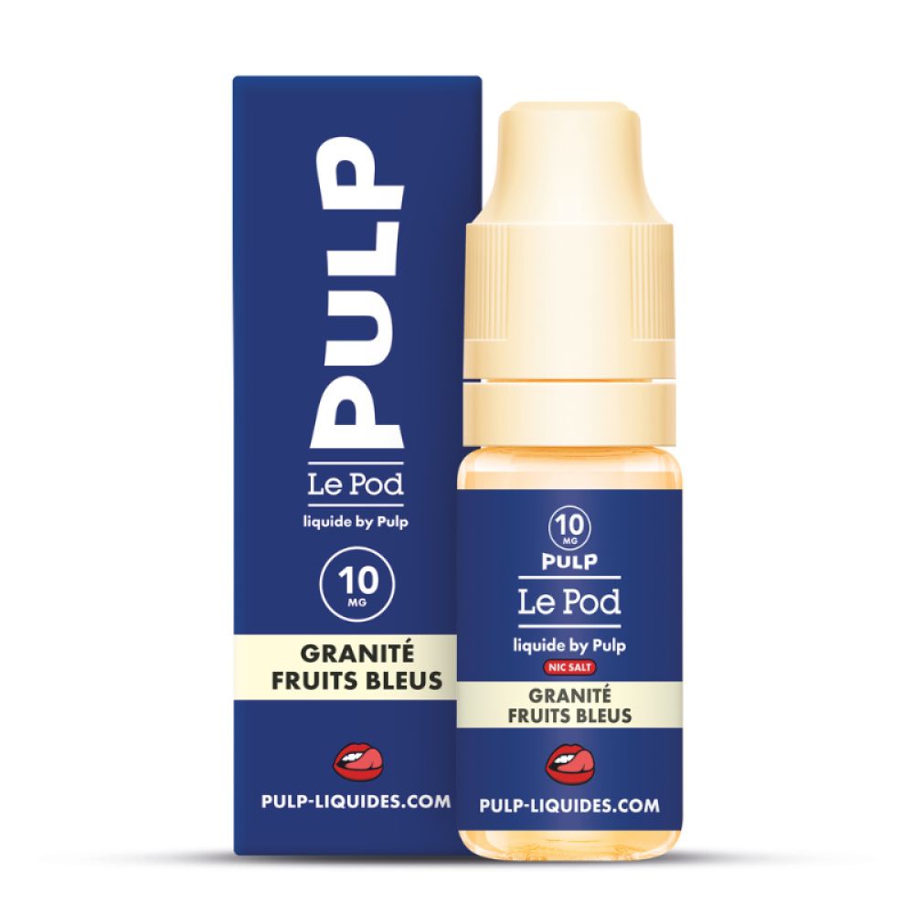 Granite Fruits Bleus Nic Salt Le Pod Liquide Pulp 10ml - 10mg