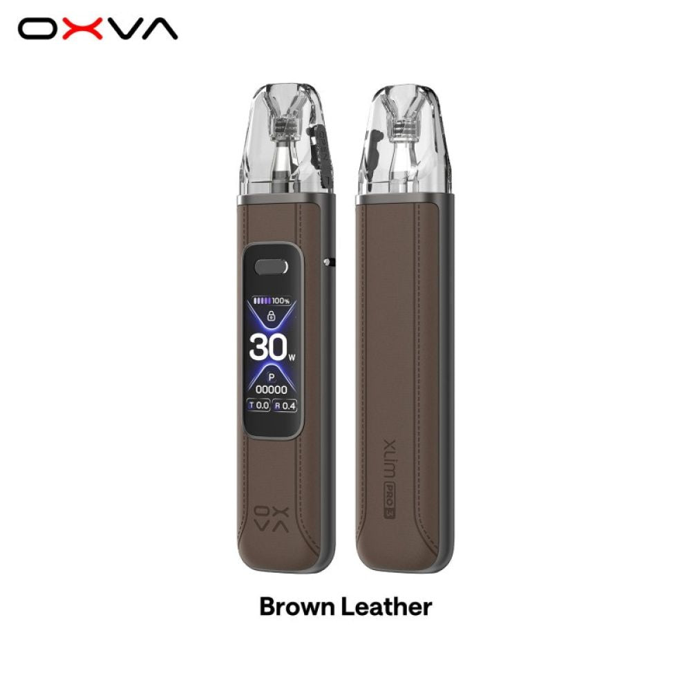 Kit Xlim Pro 3 Pod Oxva - Brown Leather