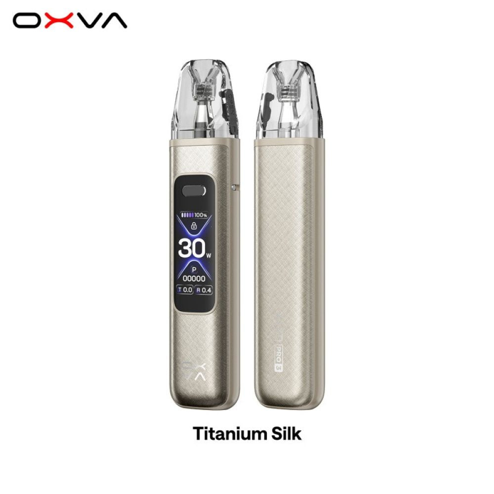 Kit Xlim Pro 3 Pod Oxva - Titanium Silk