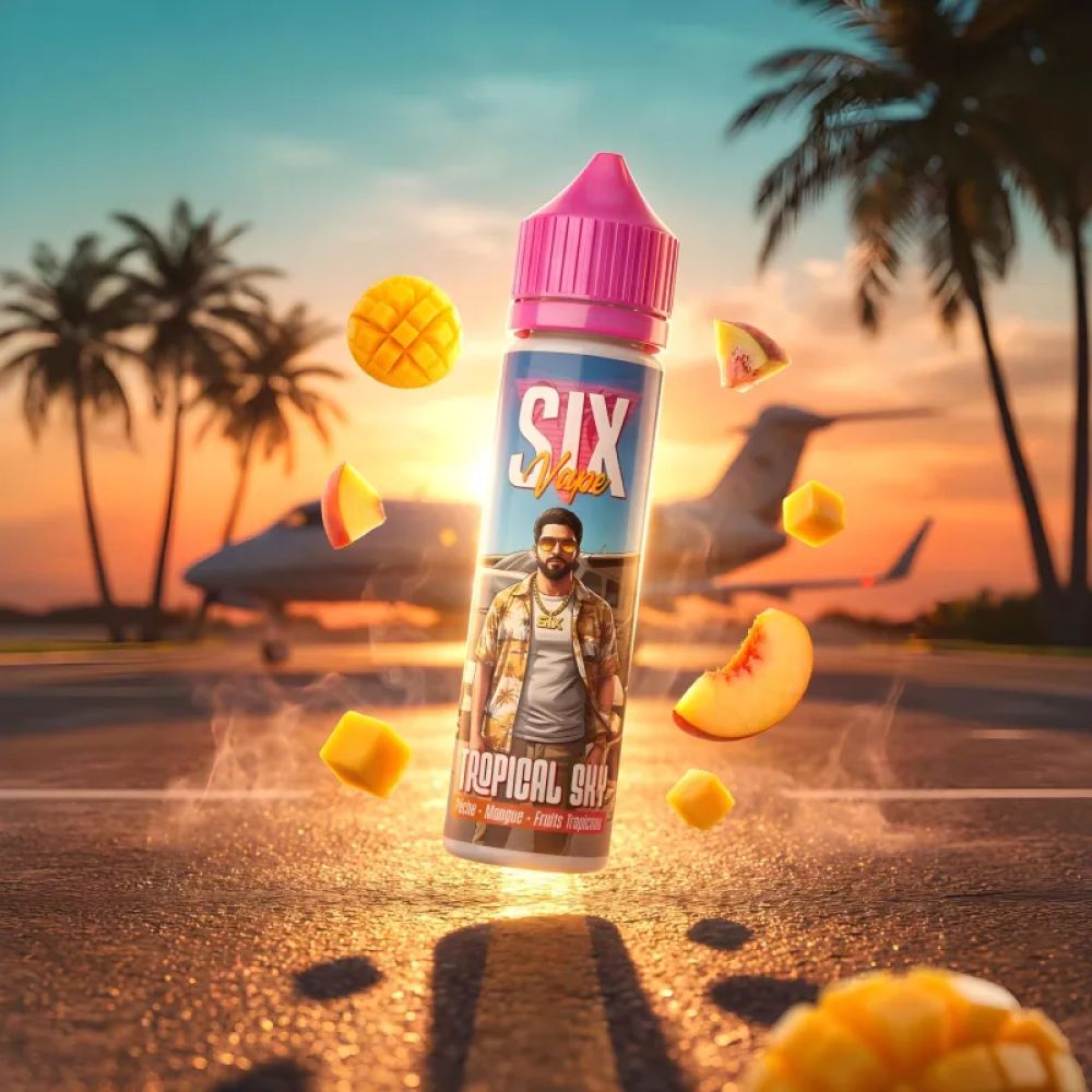 SIX VAPE - TROPICAL SKY - 50ML