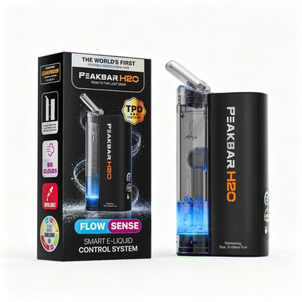 Kit H2O Pro Pod 10ml Peakbar Carbon Black