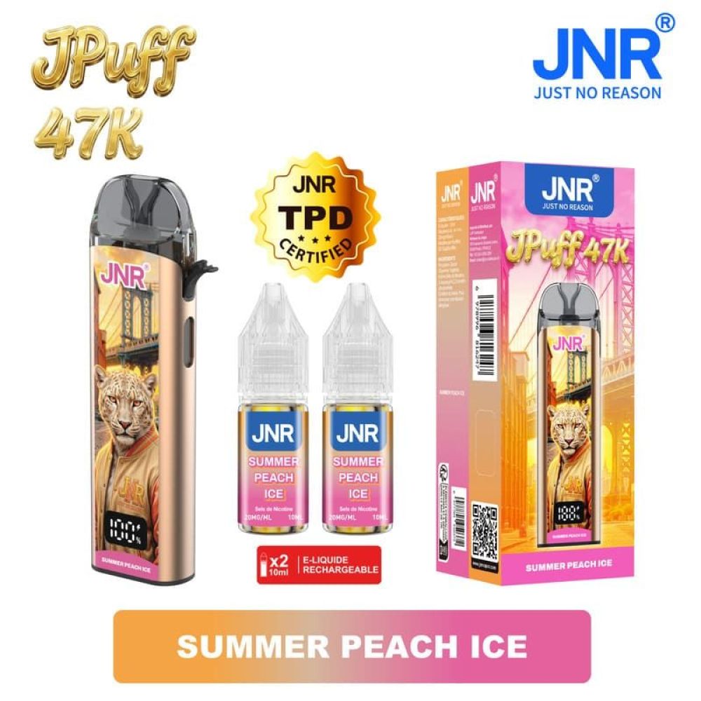 JPuff 47K - JNR - Summer Peach Ice 20mg