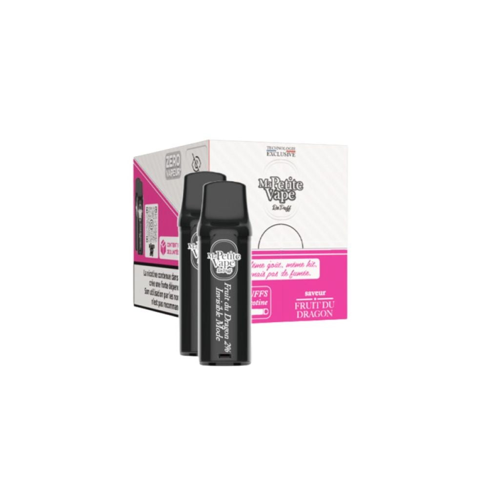 Pack de 2 Cartouches Repuff Smokeless 2ml Ma Petite Vape 20mg - Fruit du dragon