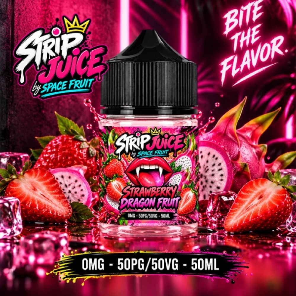 Strawberry Dragon Fruit 0mg 50ml - Strip Juice by Space Fruit
