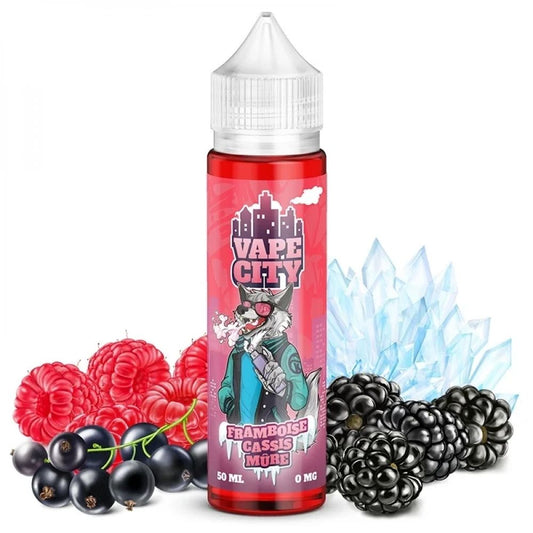 VAPECITY - FRAMBOISE CASSIS MURE - 50ML