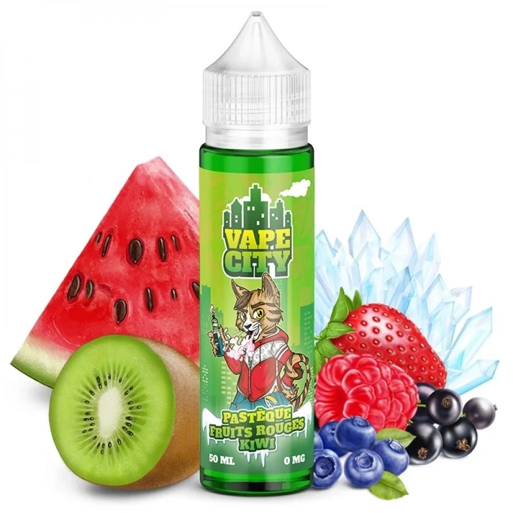 VAPECITY - PASTEQUE FRUIT ROUGE KIWI - 50ML