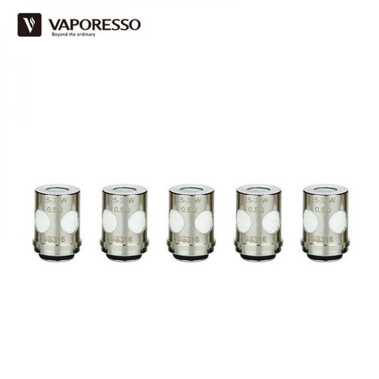 RESISTANCES - EUC CERAMIC - VAPORESSO (X5) -  0,5OHM