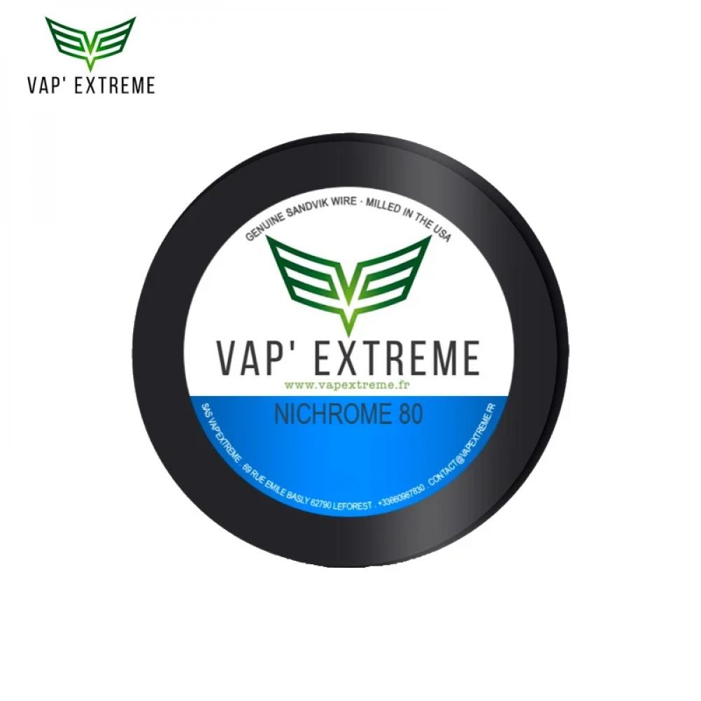 FIL - NI80 - VAP EXTREM - 40GA 0.078MM 75M