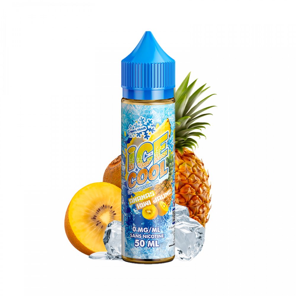 ICE COOL  - ANANAS KIWI JAUNE- 50ML