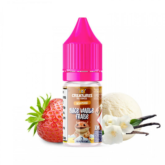CREATURE DU CERCLE - GLACE VANILLE FRAISE - 10ML - 12MG