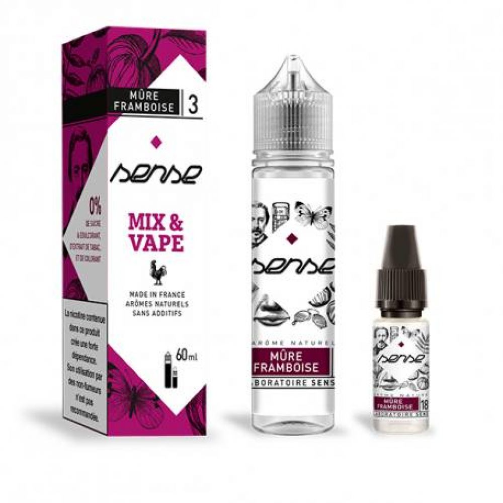 SENSE - MIX AND VAPE - MURE FRAMBOISE - 60ML