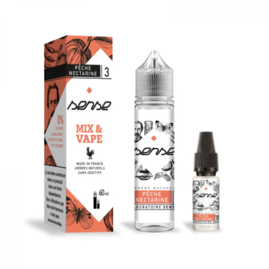 SENSE - MIX AND VAPE - PECHE NECTARINE - 60ML