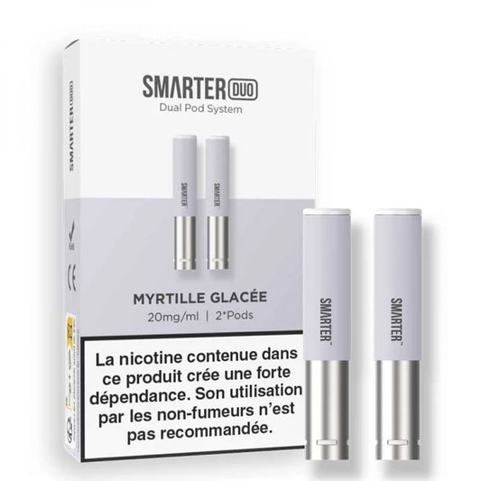 Cartouches Pré-remplies Smarter (X2) - myrtille glace 20mg sel