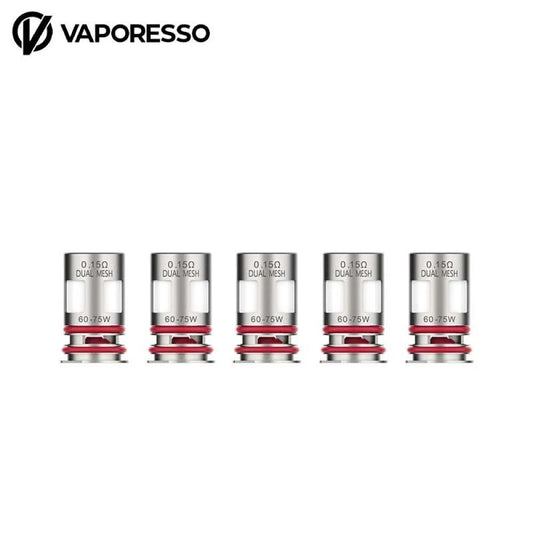 RESISTANCE - GTX - VAPORESSO (X5) - 0,15 OHM - DUAL MESH