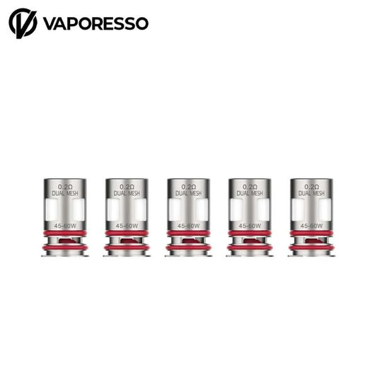 RESISTANCE - GTX - VAPORESSO (X5) - 0,2 OHM - DUAL MESH