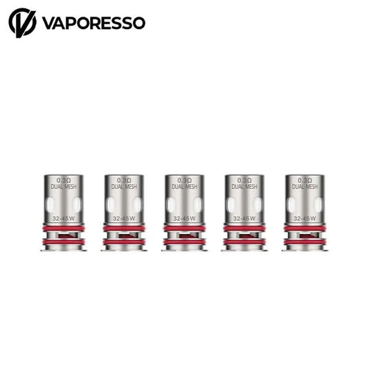 RESISTANCE - GTX - VAPORESSO (X5) - 0,3 OHM - DUAL MESH