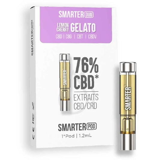 Cartouches Pré-remplies Smarter (X2) - CBD 600mg - Lemon Cherry Gelato