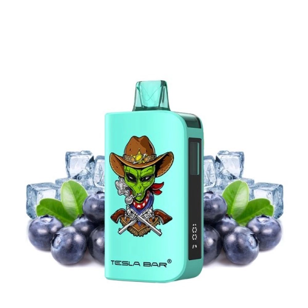 PUFF - TESLA BAR ST-1000 - BLUEBERRY ICE - 20MG