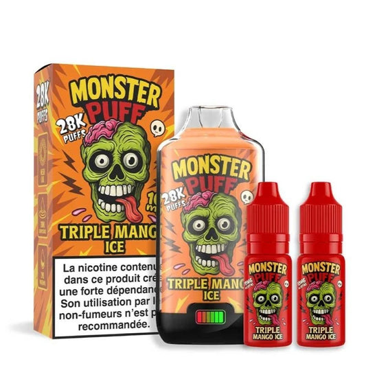 PUFF - Monster Puff 28K- triple mango ice- 20MG