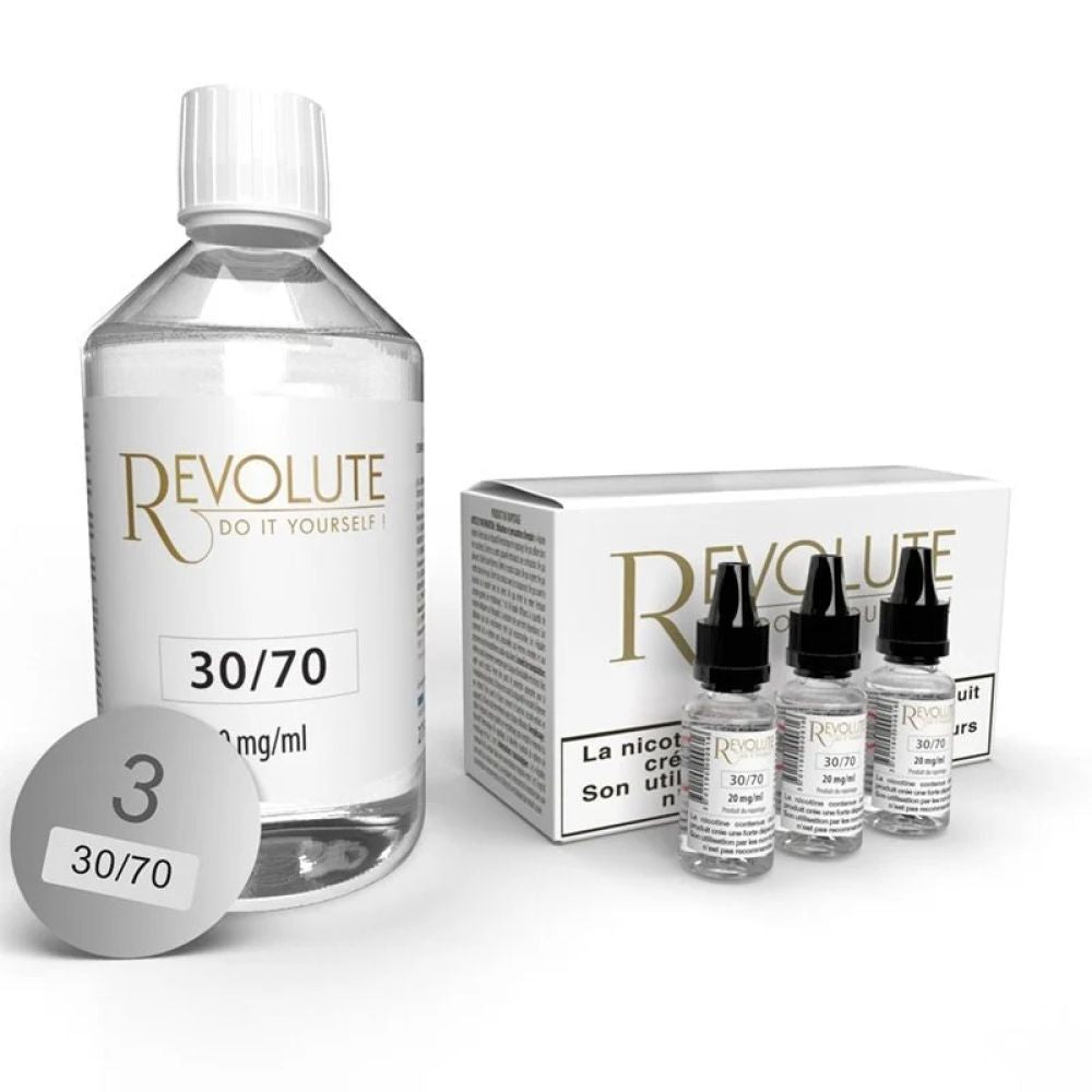Pack 200 ml Base 30/70 Revolute - 200 ml - 3mg
