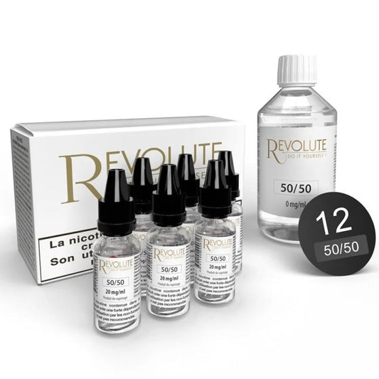 Pack 100 ml Base 50/50 Revolute - 12mg