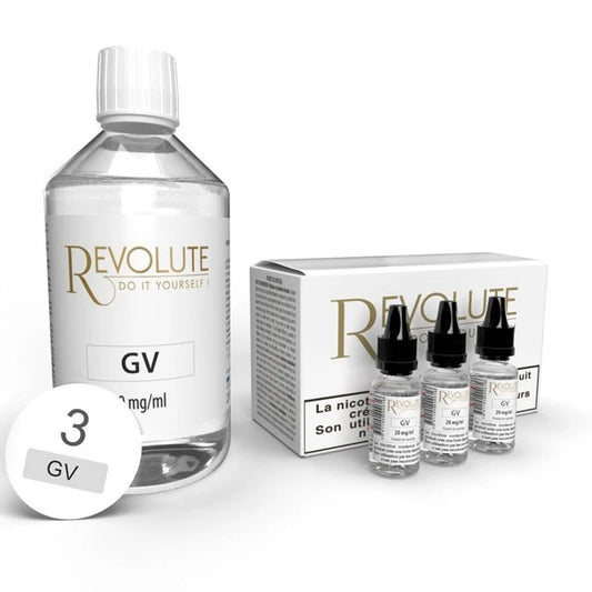 Pack 200 ml Base 100VG Revolute - 3mg