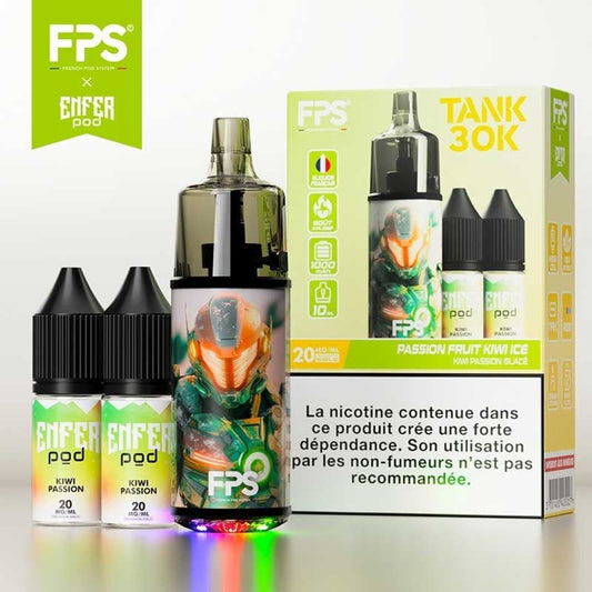 PUFF - Tank 30K FPS - Passion Fruit Kiwi Ice - 20mg