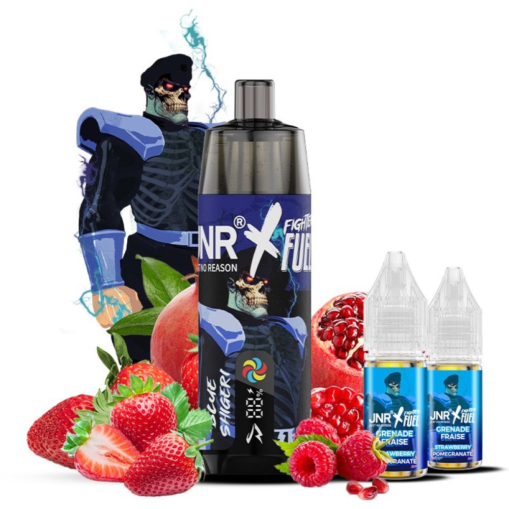 PUFF JNR SHISHA PLUS 20mg - FIGHTER FUEL - BLUE SHIGERI