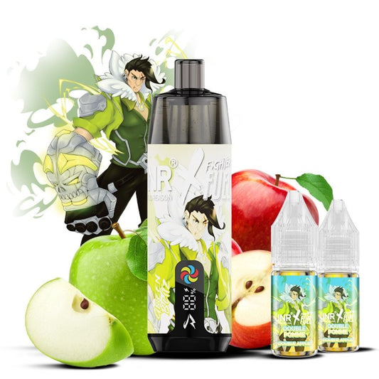 PUFF JNR SHISHA PLUS 20mg - FIGHTER FUEL - GREEN BLITZ